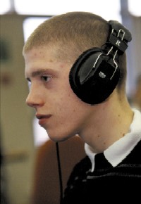 Boy with Headphones